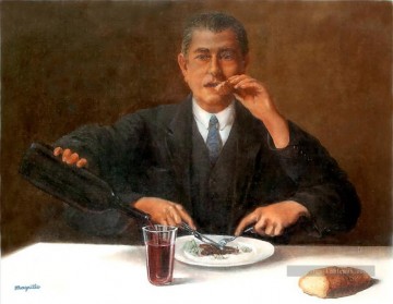 El mago René Magritte Pinturas al óleo